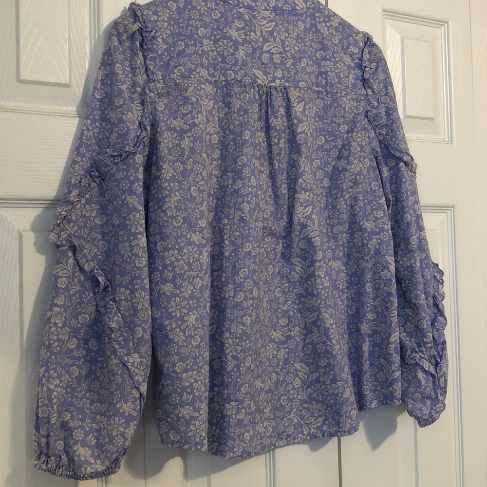 J. Crew Ruffled Top - Picture 2 of 6